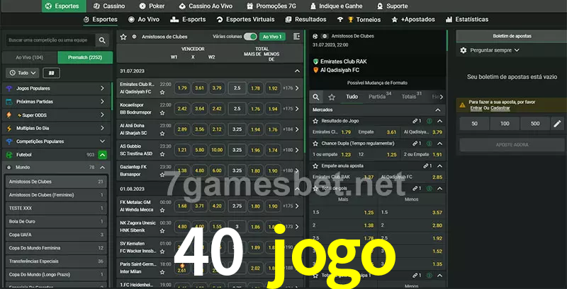 apostas esportivas